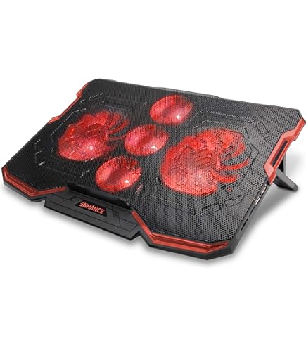 18.8x18.8cm Laptop Cooling Pad, White Portable USB Powered Fan Cooling Keep Laptop Cooling Gift For Friends - View #10