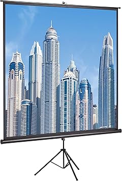 AmazonBasics - Pantalla de proyector de 113 pulgadas (287 cm) 4K ...