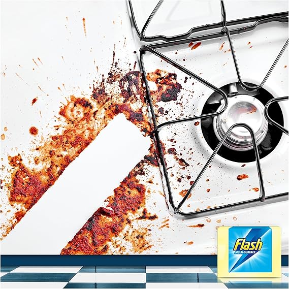 Flash Ultra Power Magic Eraser Removes Impossible Stains Like Crayon On Walls Tough Grease On Hobs Or Grime On Wheel Hubs 2x Amazon Co Uk Health Personal Care