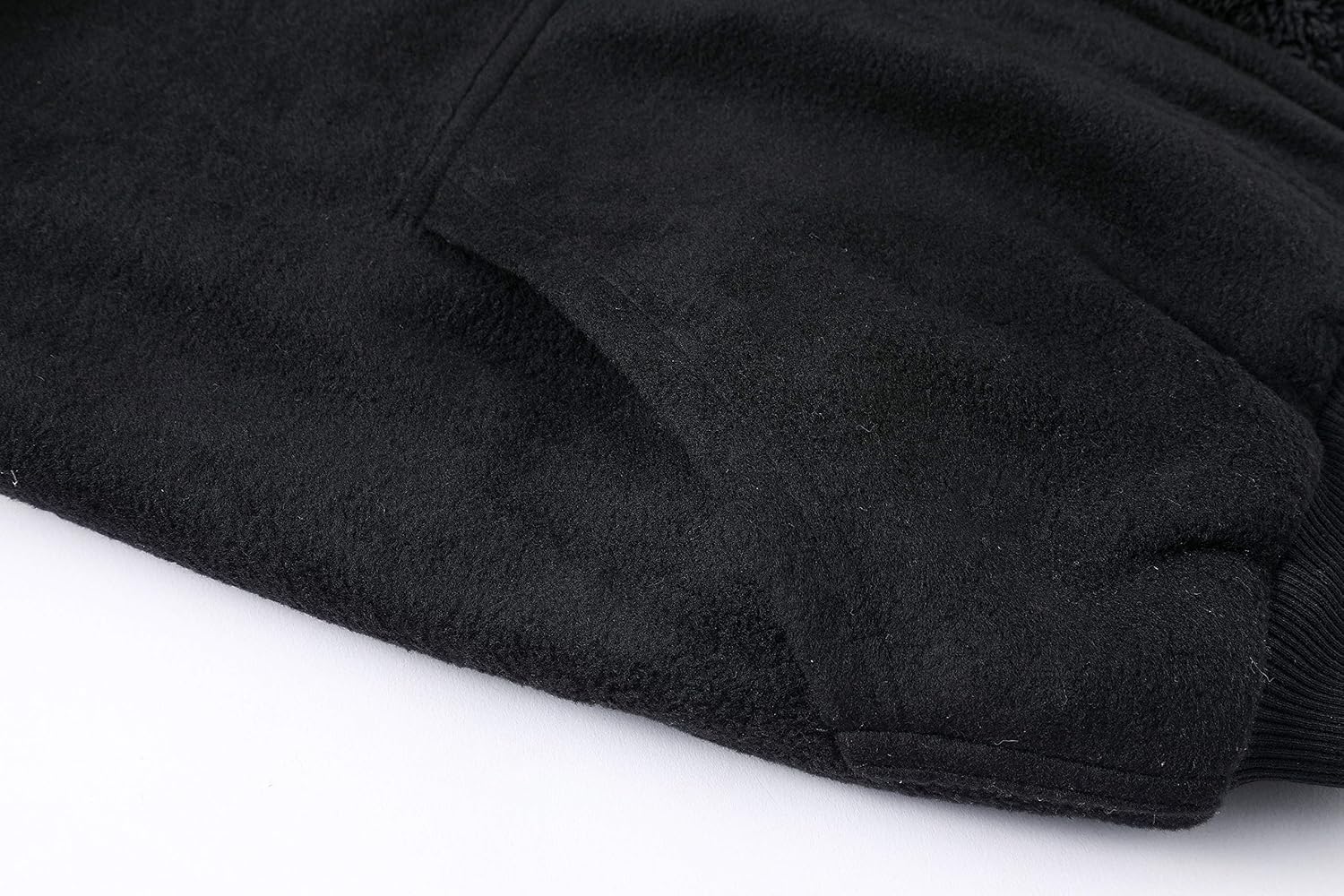 ZENTHACE Men's Thicken Sherpa Lined Checkered Flannel Hoodie Shirt Jacket: Clothing