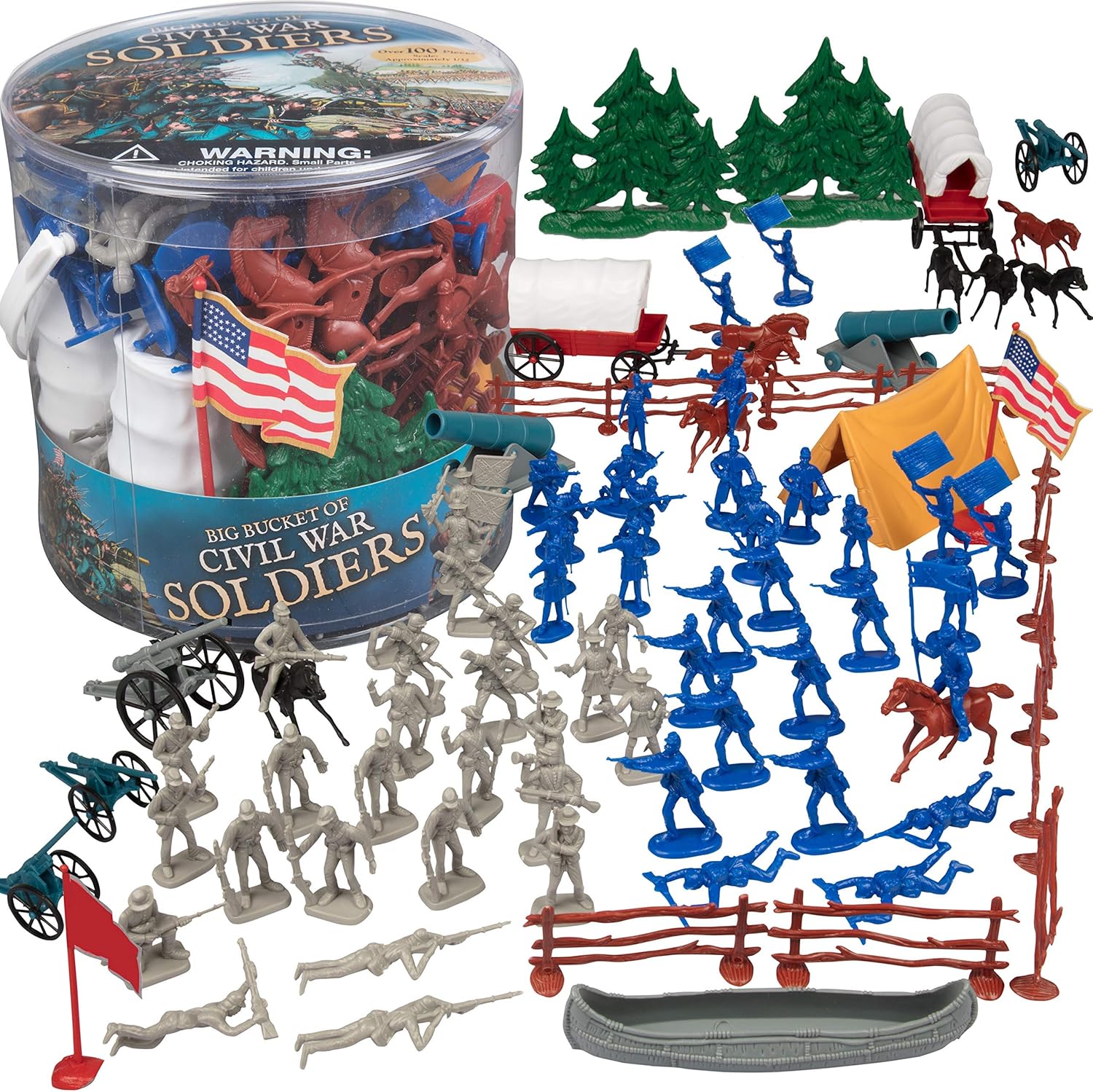 Civil War Army Men Toy Soldier Action 