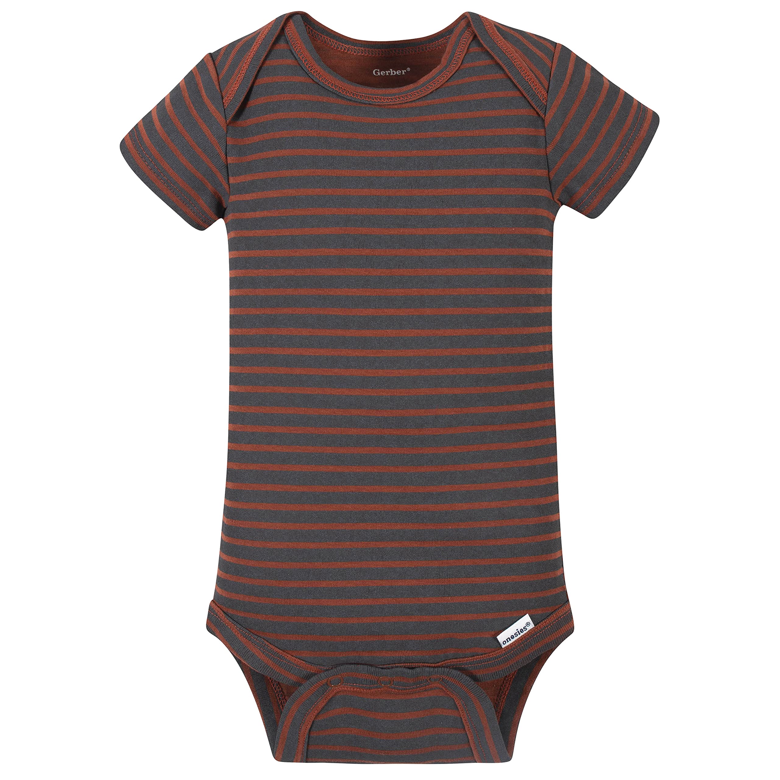 Gerber Baby Boys' 4-Pack Short Sleeve Onesies Bodysuits