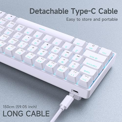 DK68-C 60% Gaming Keyboard, Hot Swappable, RGB, Wired, Black DK68-C 60% Gaming Keyboard, Hot Swappable, RGB, Wired, Black
