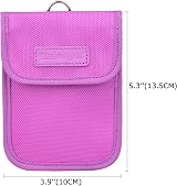 Wisdompro Purple Car Key Signal Blocking Pouch RFID Blocker Anti-theft Keyless view 9