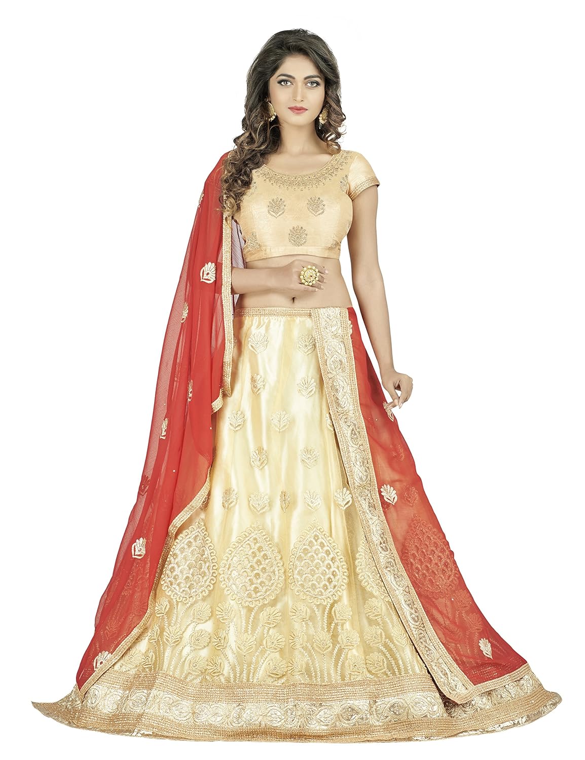 oomph! women's net dress material