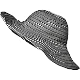 Packable Reversible Crusher Sun Shade Beach Hat, Adjustable Wide Shapeable Brim, SPF UPF 50 UV Protection