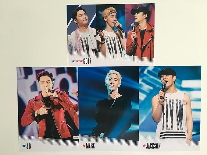 Amazon Got7 通販限定 ライブフォトトレーディングカード 4枚組 お兄さんチーム アイドル 芸能人グッズ 通販