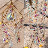 HDCRYSTALGIFTS Crystal Suncatchers Hanging Wind Chime Style Rainbow Maker view 3