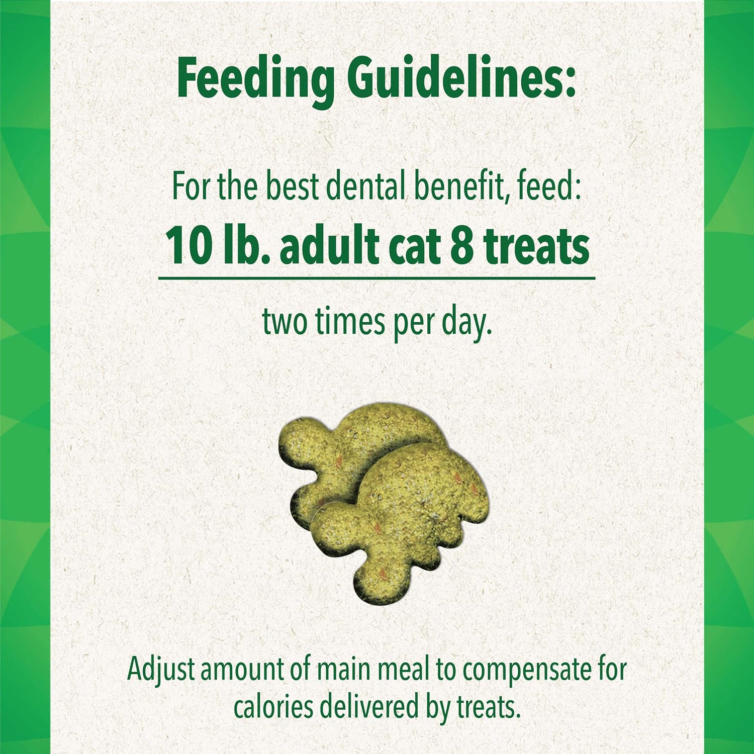 FELINE GREENIES Natural Dental Care Cat Treats Catnip Flavor, 21 oz. Tub : Pet Supplies