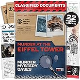 MMC Eiffel Tower - Murder Mystery Game for Adults on Date/Game Night | 22 Evidence, 150 min, 1-10 Players, 3/5 Difficulty. Unsolved Cold Case File for Date Nights, Detective Fans and Groups.