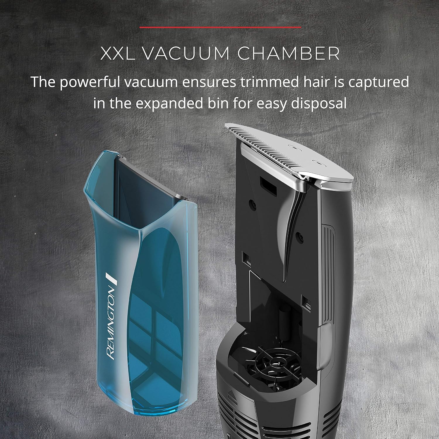 Remington Hc6550 Cordless Vacuum Haircut Kit, Vacuum Beard Trimmer, Hair Clippers for Men, 18Piece: Beauty