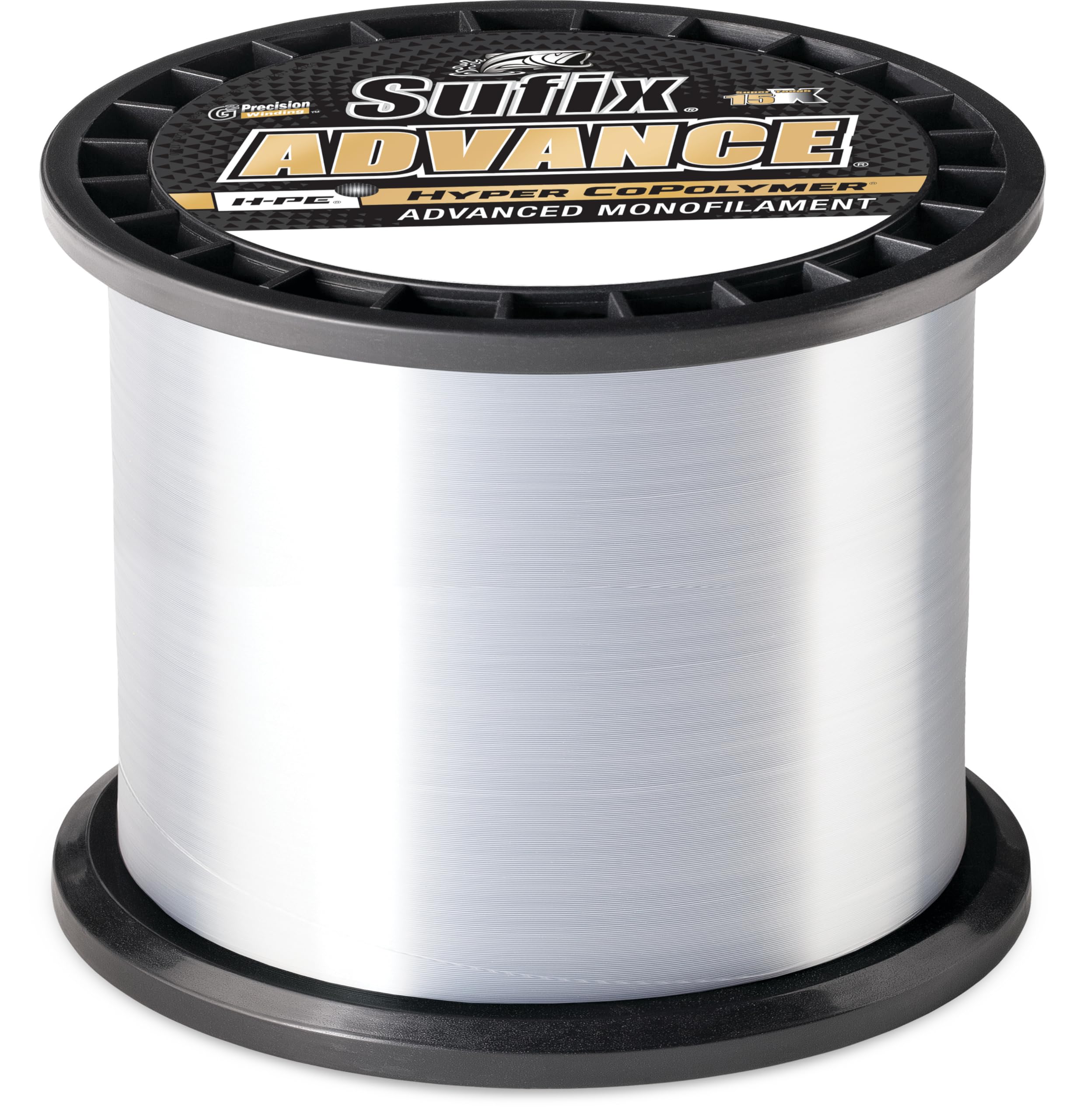 Sufix, Advance Monofilament Line, 4 lbs Tested.008" Diameter, 330 Yards, Clear