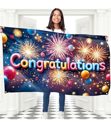 KatchOn, We Are So Proud Of You Banner - Glitter, 10 Feet, No DIY | Congratulations Banner For Graduation Decorations Class Of 2025 | Congratulations Decorations For Graduation Decorations 2025 - View #10