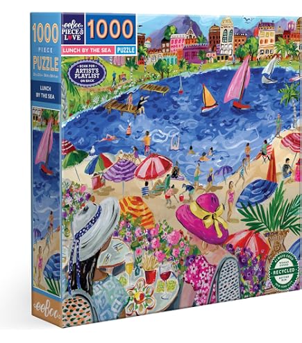 eeBoo Giardino Scandinavo Puzzle Adulto 1000 Pezzi in Cartone Riciclato E Inchiostro Vegetale, PZT115