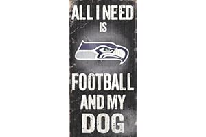 Fan Creations N0640 Seattle Seahawks Football and My Dog Sign