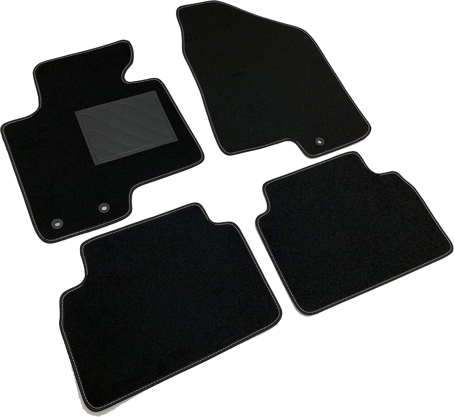 MTC Alfombrillas para Kia Sportage desde 2009 hasta 2015 a medida, antideslizantes, talonera de PVC Fix