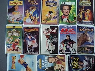 Amazon Com Disney 13 Pack Vhs Movies Walt Disney Pocahontas Masterpiece Beauty And The Beast Classics Hunchback Of Notre Dame Flubber Lady And The Tramp Masterpiece Collection Fun And Fancy Free
