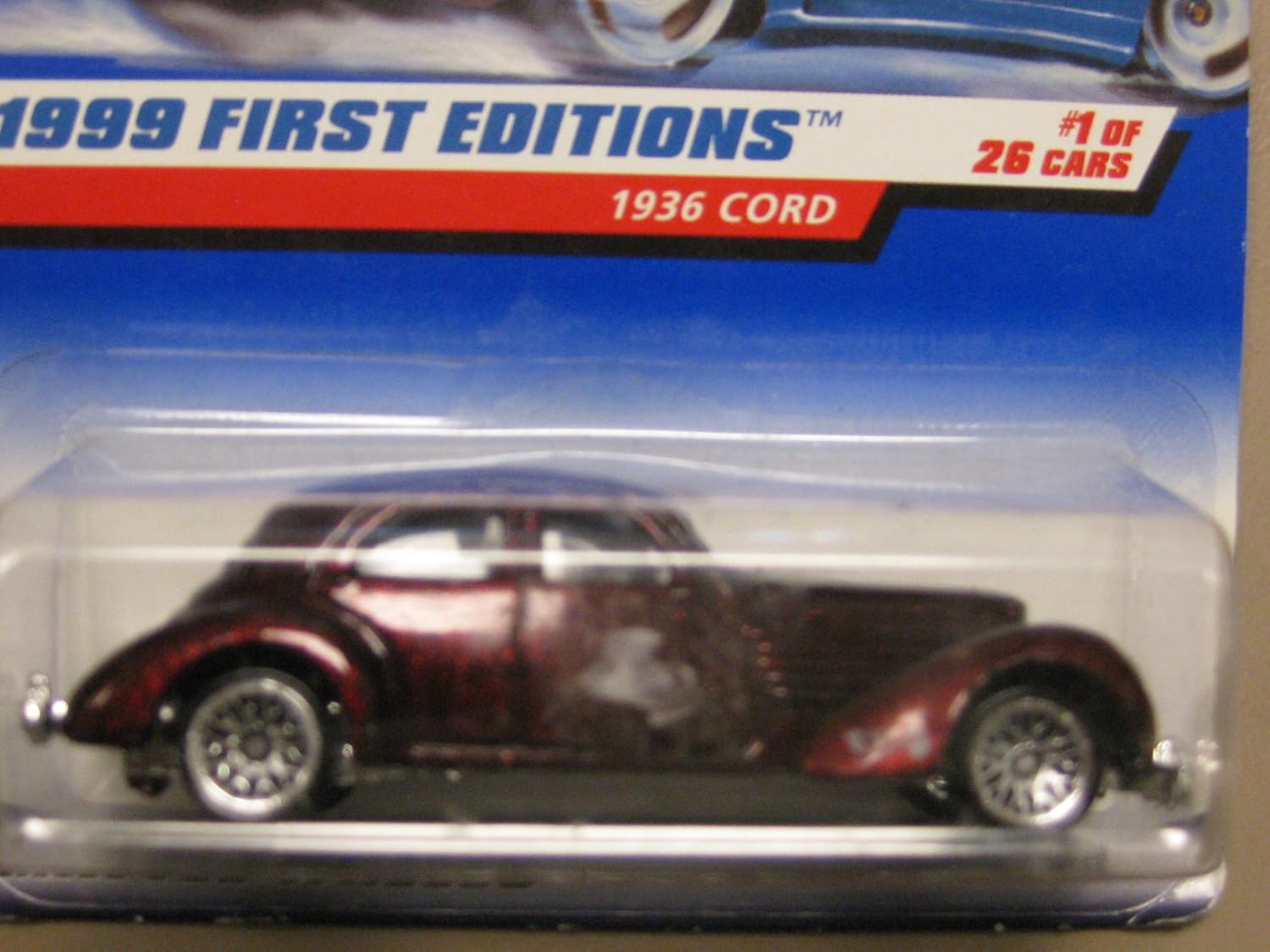 hot wheels 1999 first editions 1936 cord