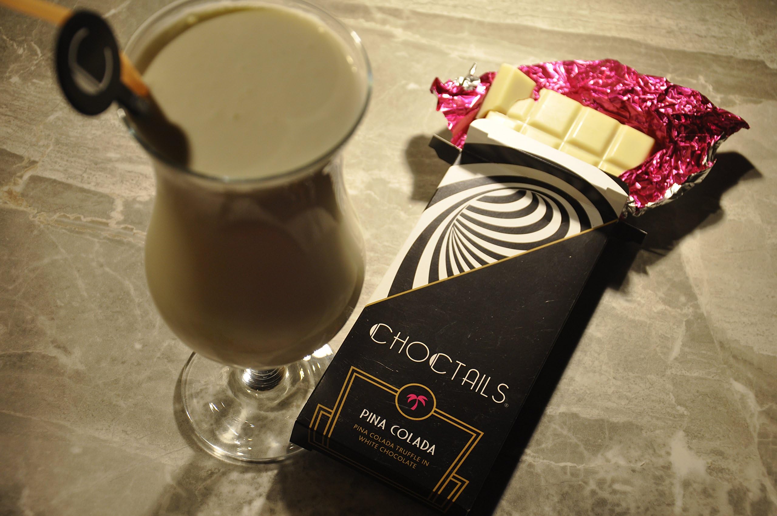 Choctails Luxury White Chocolate Bar - Pina Colada