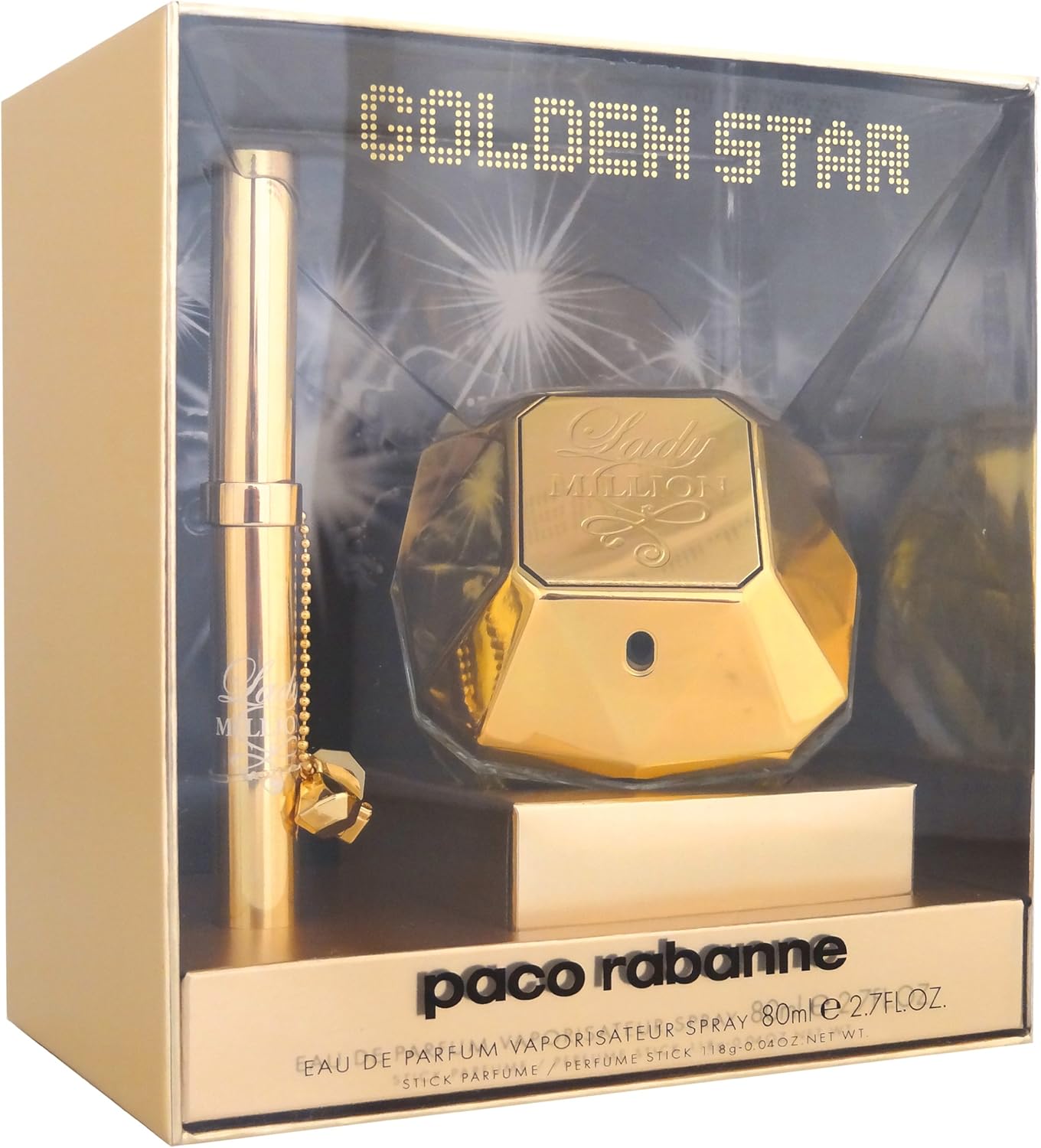 Paco Rabanne Lady Million Gift Set 80ml EDP + Perfume Stick Amazon.co