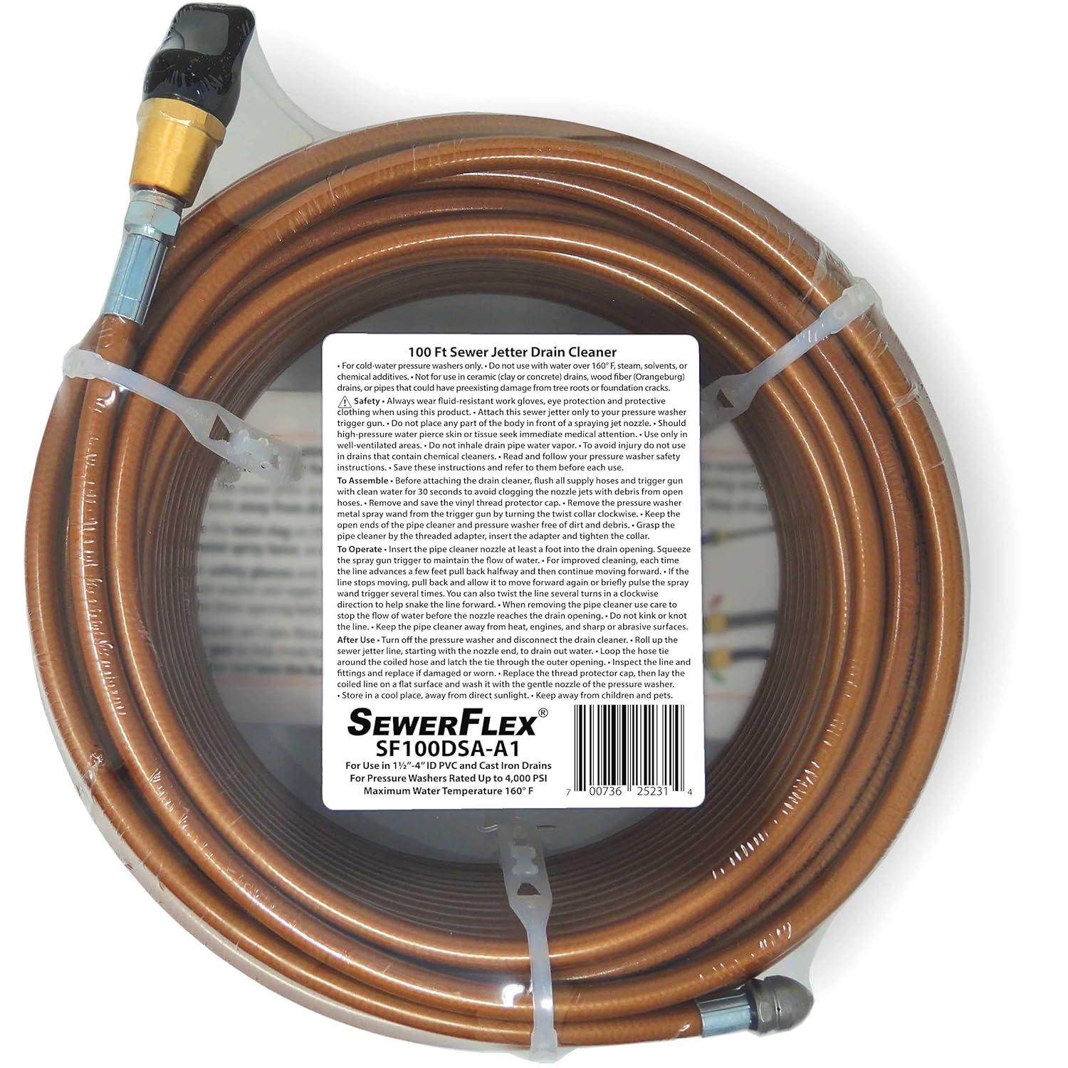 sewer jetter for pressure washer - For Your Home