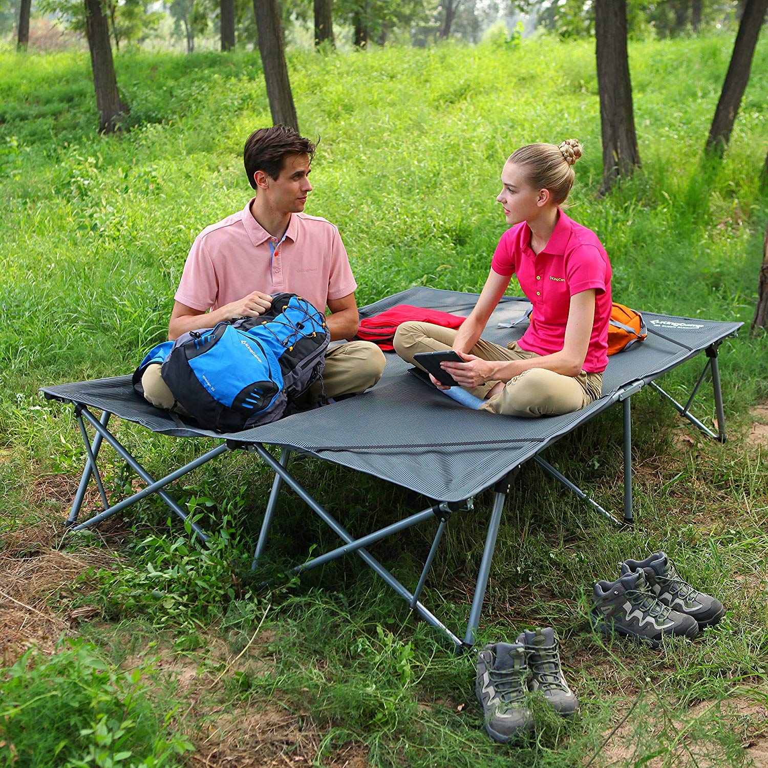 double camping cot
