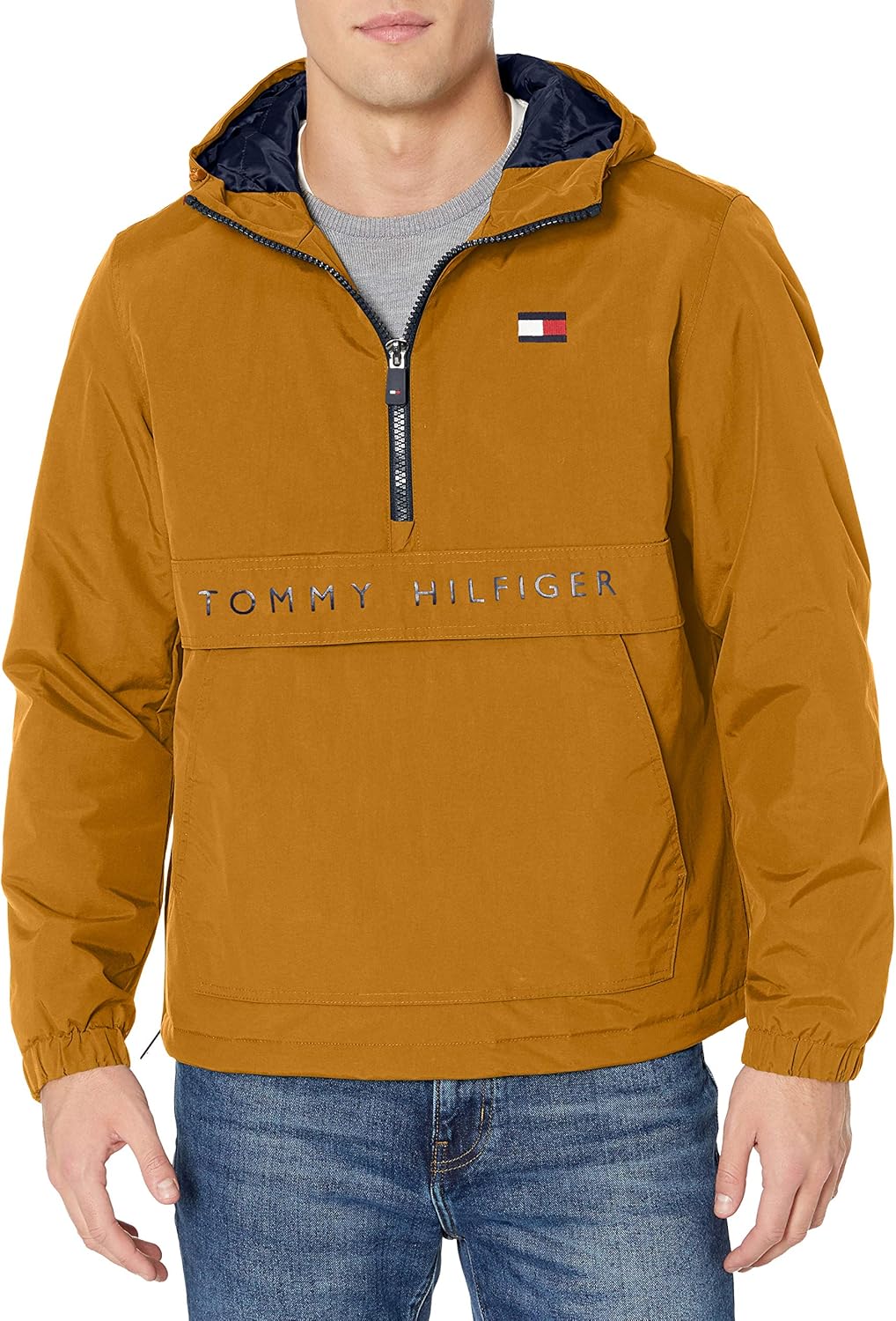 Buy Tommy Hilfiger Men's Performance Fleece Lined Hooded Popover Jacket