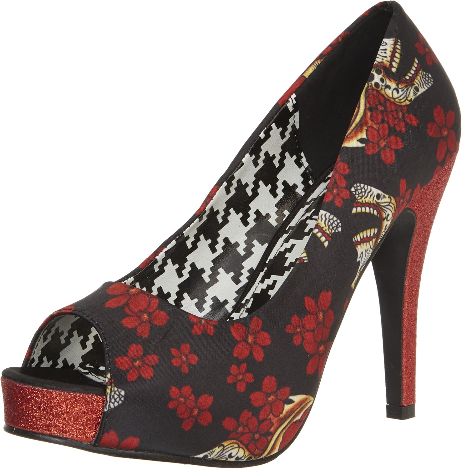 iron fist red skull heels