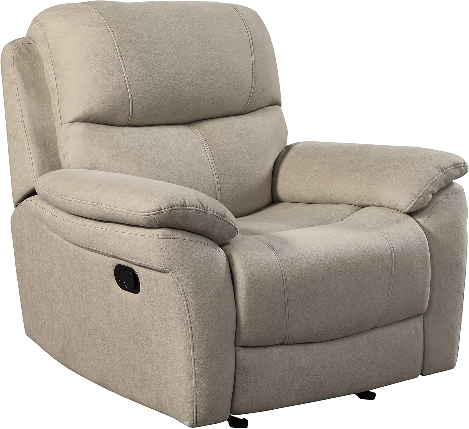Lexicon Ryan Reclining Chair, Tan Furniture & Decor