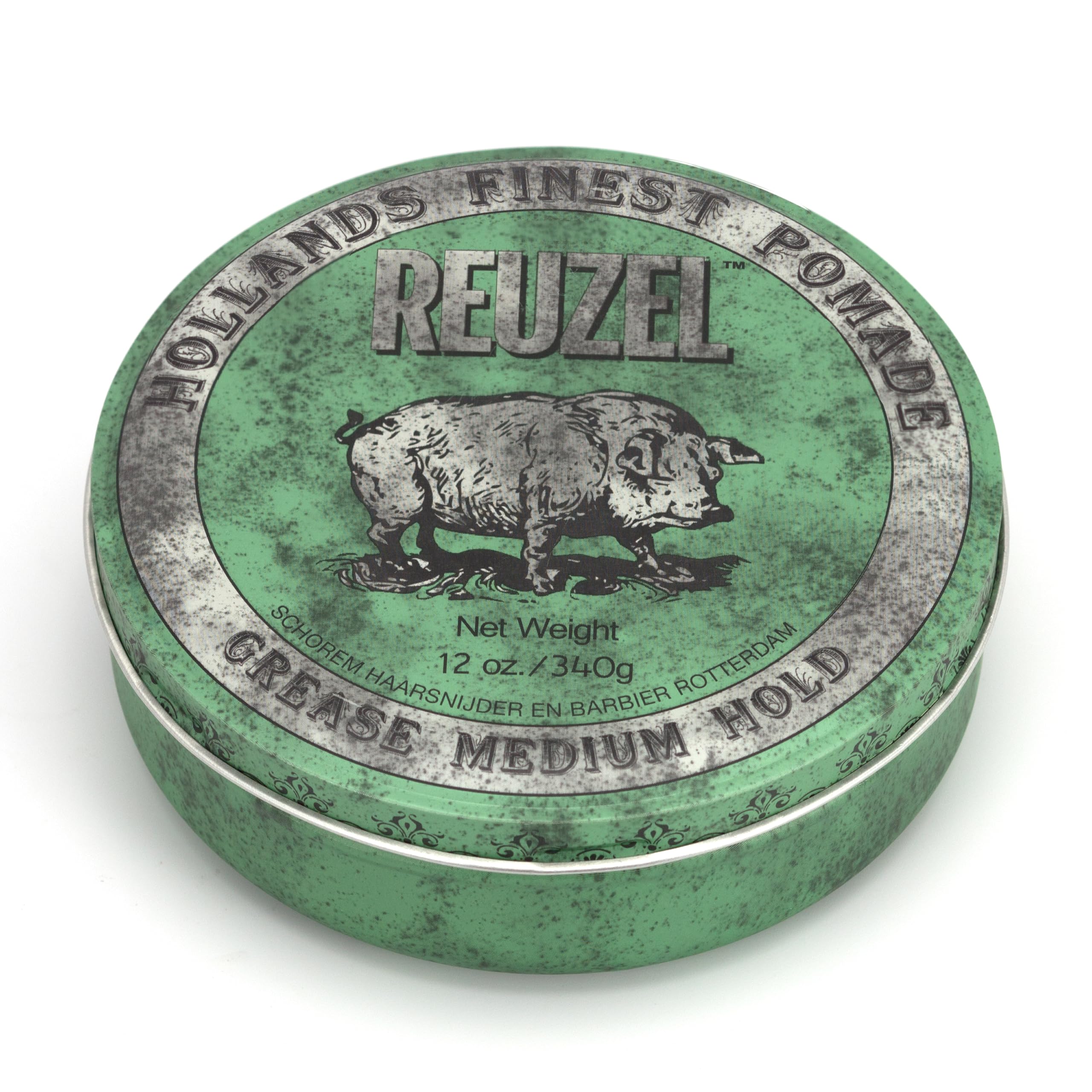 Reuzel Green Grease Medium Hold Pomade, Hair Holding Wax For Men, 340 g — image 1