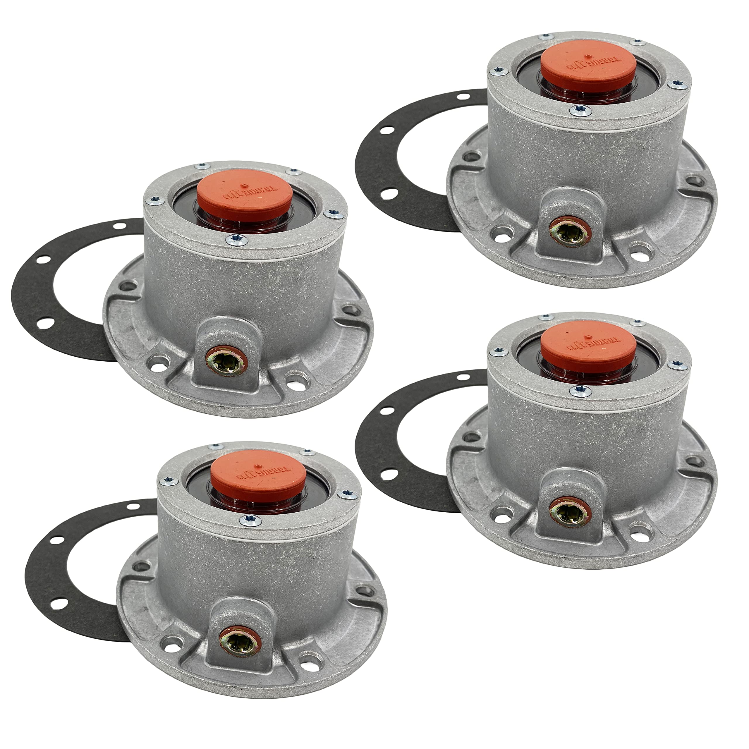 Photo 1 of Torque 343-4024 Trailer Hub Caps Compatible with Stemco 3434024 Aluminum Hub Cap for Trailer Axle (Replaces Stemco 343-4024 SKF 1612 1711 1811) (4 x TR3434024)