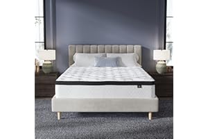 Signature Design by Ashley Chime Hybrid Queen 12" Mattress with Gel Memory Foam, Medium Firm, Pressure Relief, Fiberglass Free Mattress in a Box