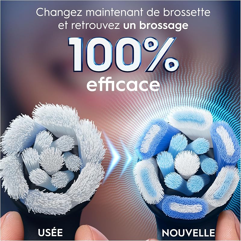 Brossettes de Rechange Ultimate Clean, lot de 6, Noires