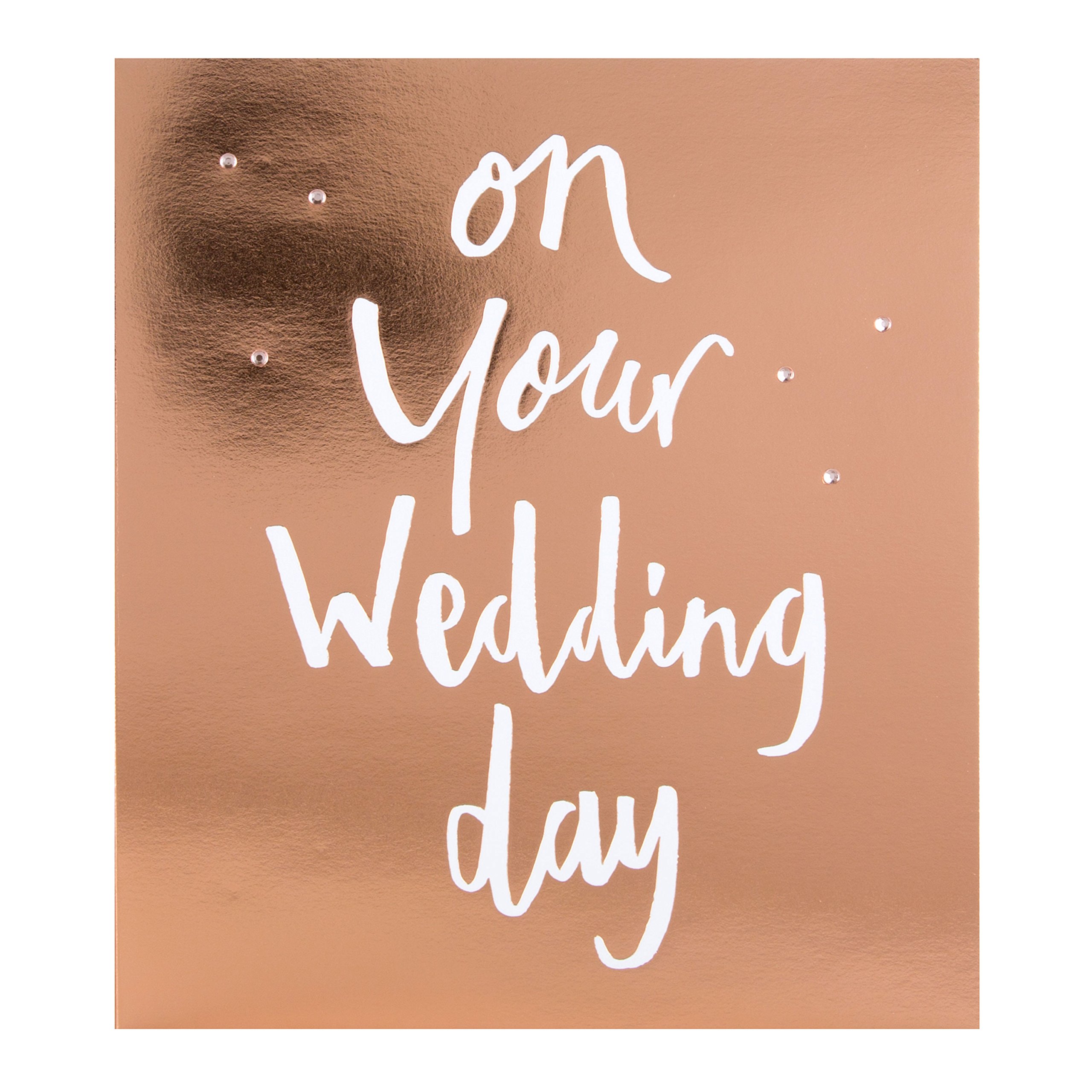 Hallmark Wedding Day Card "Congratulations To Both" - Medium