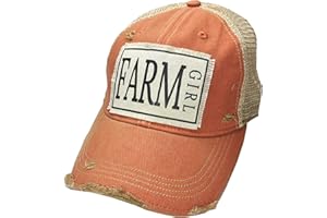 Vintage Life Funny Hats for Women and Girls, Distressed Trucker Baseball Cap with Sayings