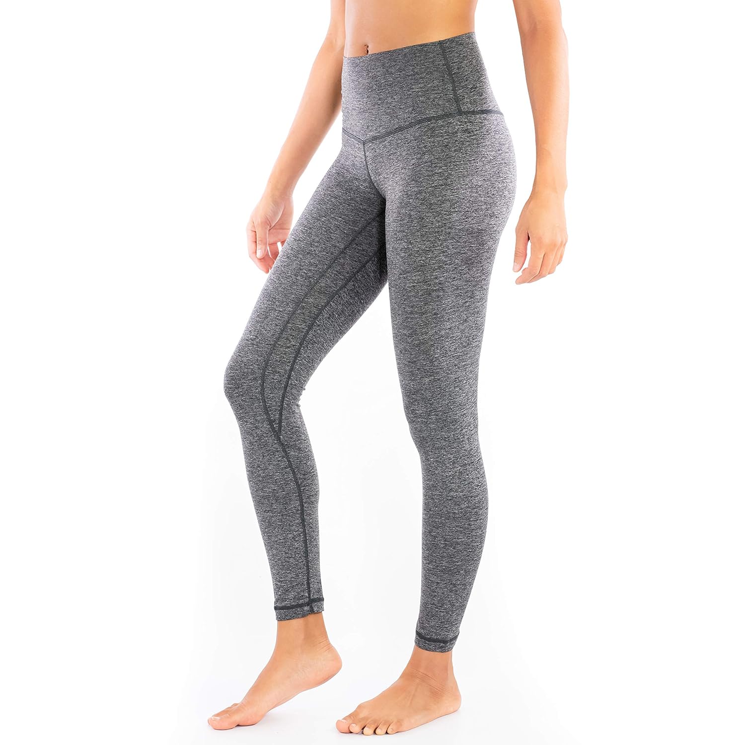 Buy High Waisted Yoga Pants Buttery Soft Gray Small at Amazon.in