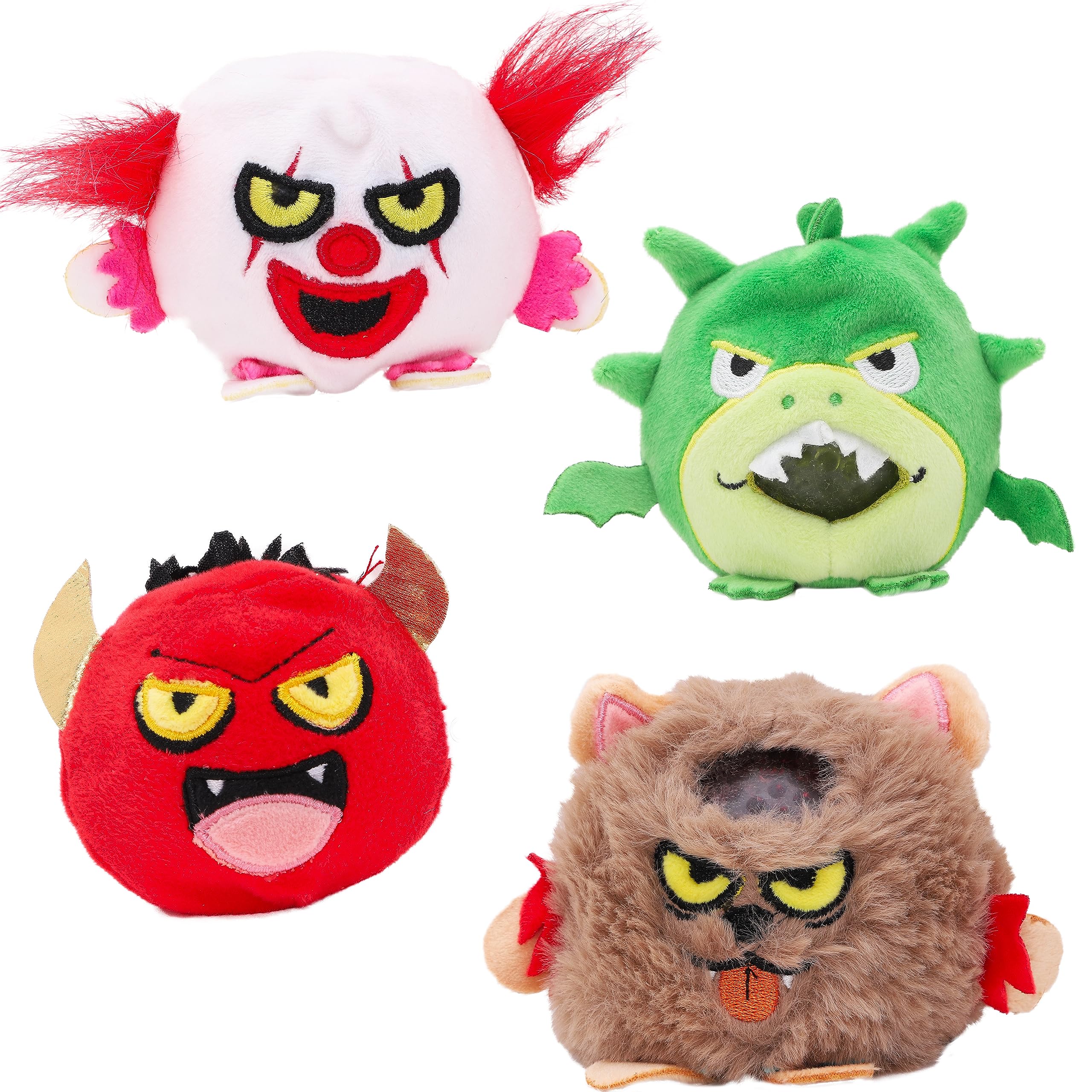 Toyland® 8cm Scary Monster Jelly Squeezers - Children's Novelty Squeeze Toys - 1 Piece Chosen At Random