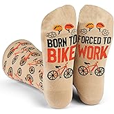 Lavley Bike Socks - Gifts for cyclists and mountain bikers - Fun holiday or birthday gift - Great stocking stuffer