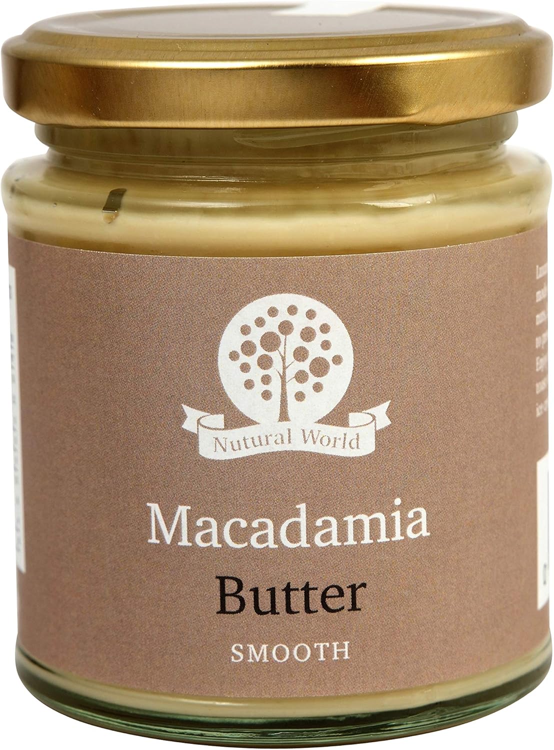 Nutural World Smooth Macadamia Nut Butter (170g) / 100 Pure Single Ingredient Amazon.co.uk