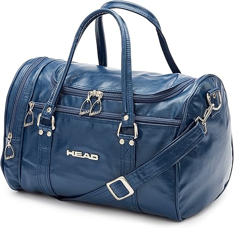 head leather holdall