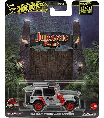 Modellino Matchbox Jeep Wrangler JK 18 Jurassic World Park