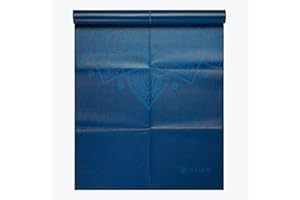 Gaiam Yoga Mat - Folding Travel Fitness & Exercise Mat - Foldable Yoga Mat for All Types of Yoga, Pilates & Floor Workouts (68"L x 24"W x 2mm Thick)