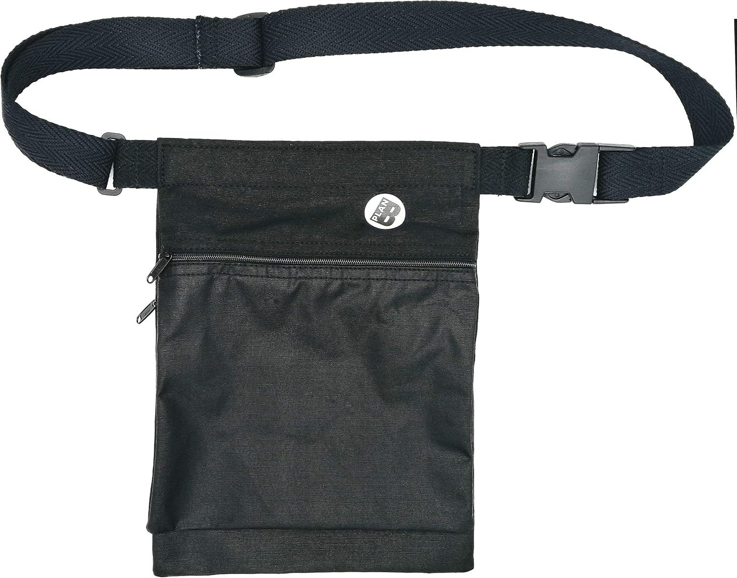 Plan B, Side Waist Pack, Basic, 27 x 20 cm, Adjustable Belt and 2 Pockets, Black
