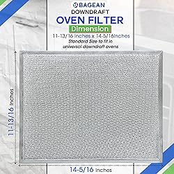 Bagean Downdraft Stovetop Filter Replacement