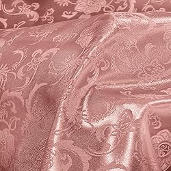 Cobedzy Rose Gold Satin Fabric by The Yard - 5