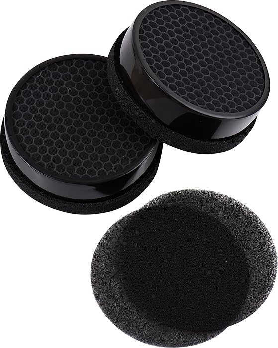 Flintar 2 Packs of High-Efficiency 3-in-1 True HEPA Replacement Filter Set, Compatible with GBlife and CISNO Home Air Purifier KJ65F-A1 and TCL Home Air Purifier KJ65F-A2