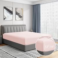 Cathay Home Twin Fitted Sheet – Double Brushed Microfiber, Ultra Soft, 14" Deep Pocket For 12-16" Mattress, Cream