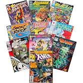 Ultimate 10 Comic Book Value Pack w 1 Guaranteed X-Men- Evenly Split between DC, Marvel, Indy- Teen/Adult Friendly, Hand-Picked w No Dupes, Inappropriate Content- Gift Set for Graphic Novel Movie Fans