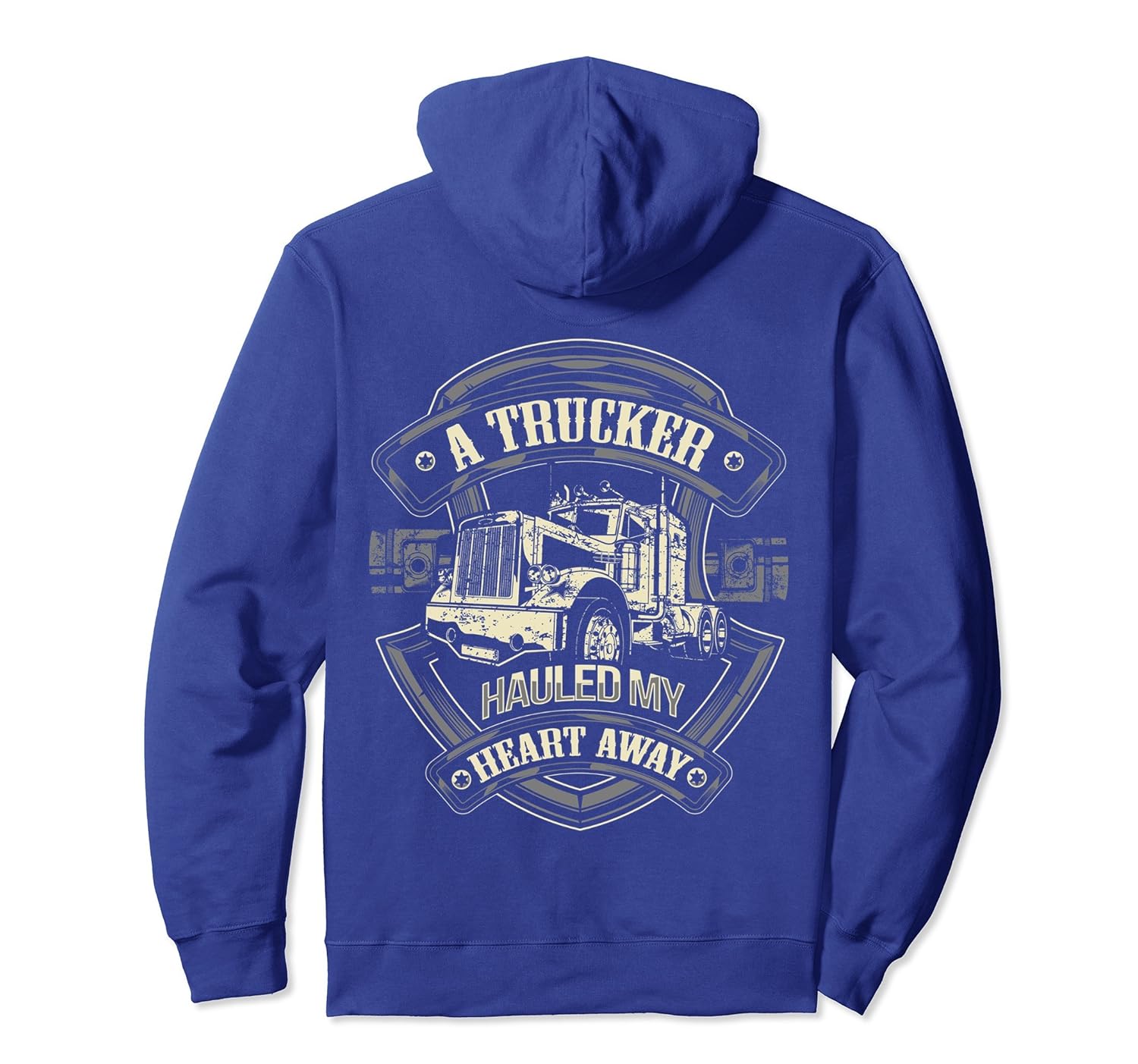 Truck Driver Wife Hoodie Girlfriend Old Lady Love Trucker-anz