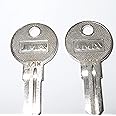 2 Keys For Better Built Tool Box Key Code Series J201 thru J220 NUMBER ENGRAVED ON FRONT OF KEYS (J210)